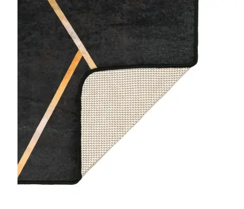 Vaip, Pestav, Must Ja Kuldne, 190 X 300 cm Libisemiskindel