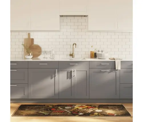 Virtuves Paklājs, 60X180Cm, Daudzkrāsains, Mazgājams, Neslīdošs Vidaxl