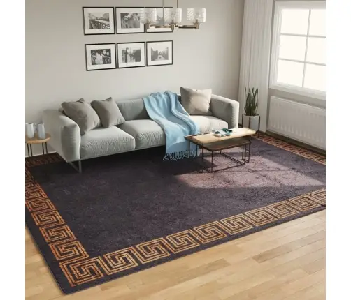 Vaip, Pestav, Must Ja Kuldne, 400 X 300 cm Libisemiskindel