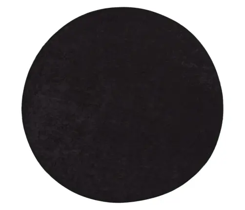 Paklājs, Ø 200 Cm, Antracītpelēks, Mazgājams, Neslīdošs Vidaxl
