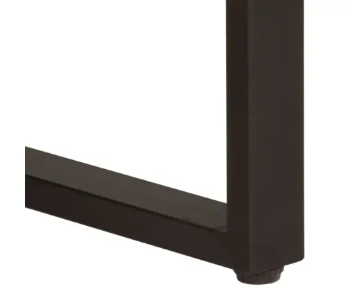 Kavos Staliukas, 100X54X40cm Mango Medienos Masyvas Ir Geležis Kavos Staliukas, 100X54X40cm Mango Medienos Masyvas Ir Geležis