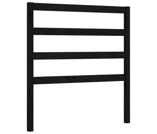Lovos Rėmas Su Galvūgaliu, Juodas, Mediena, Mažas Vienvietis