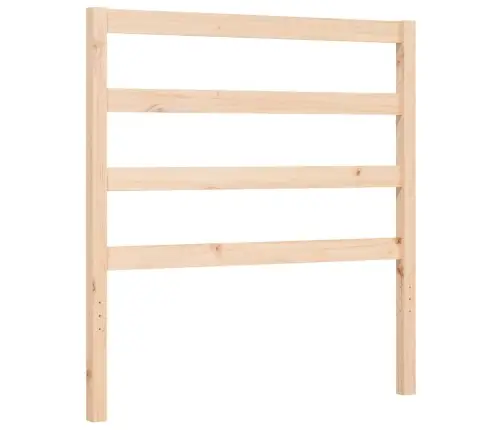 Gulta Bez Matrača, 90X190 Cm, Priedes Masīvkoks Vidaxl