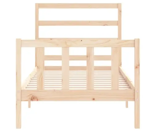 Gulta Bez Matrača, 90X200 Cm, Priedes Masīvkoks Vidaxl