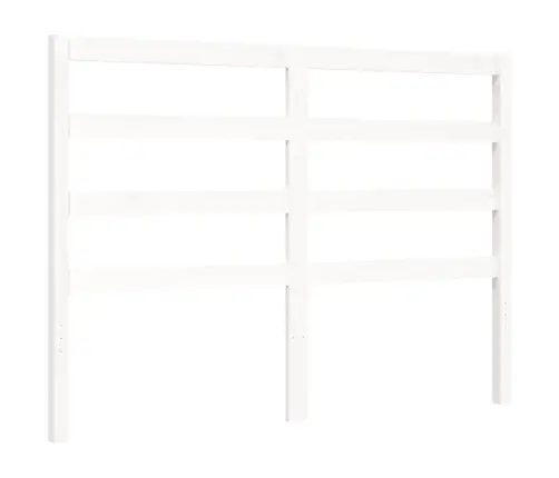 Voodiraam Ilma Madratsita, Valge, 140 X 200 cm Männipuit