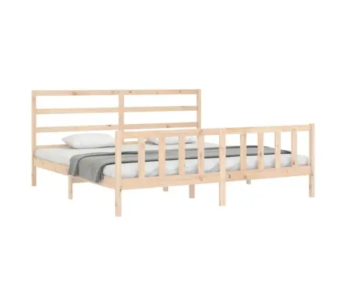 Gulta Bez Matrača, 200X200 Cm, Priedes Masīvkoks Vidaxl