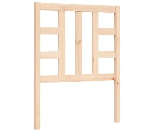 Gultas Rāmis Ar Galvgali, Vienvietīgs, Masīvkoks Vidaxl