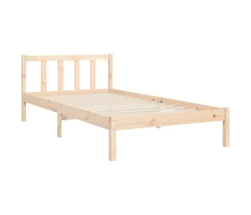 Gulta Bez Matrača, 90X190 Cm, Priedes Masīvkoks Vidaxl