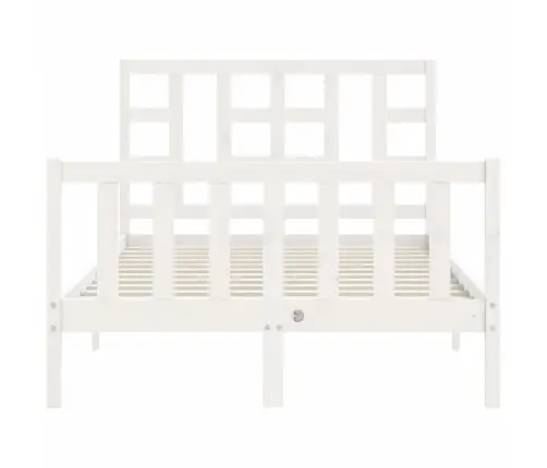 Lovos Rėmas Be Čiužinio, Baltas, 120X200cm Pušies Masyvas