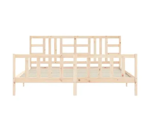 Gulta Bez Matrača, 200X200 Cm, Priedes Masīvkoks Vidaxl