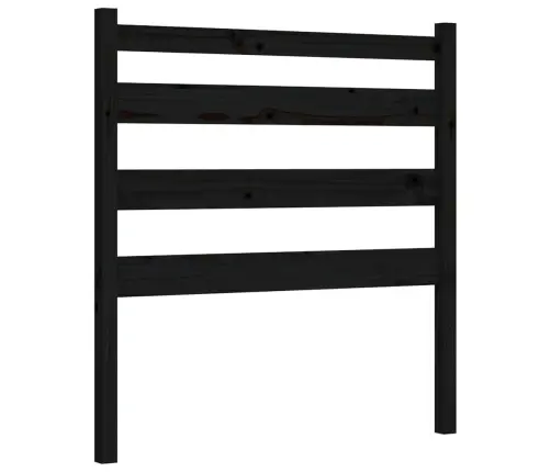 Lovos Rėmas Su Galvūgaliu, Juodas, Mediena, Mažas Vienvietis