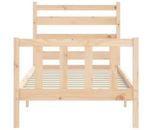 Gulta Bez Matrača, 100X200 Cm, Priedes Masīvkoks Vidaxl