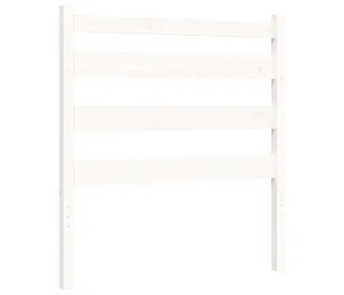 Gulta Bez Matrača, Balta, 100X200 Cm, Priedes Masīvkoks Vidaxl