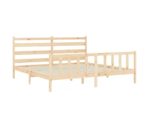 Gulta Bez Matrača, 200X200 Cm, Priedes Masīvkoks Vidaxl