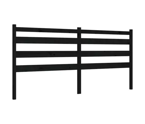 Voodiraam Peatsiga, Must, 200 X 200 cm Täispuit