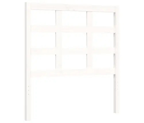 Gulta Bez Matrača, Balts, 90X190 Cm, Priedes Masīvkoks Vidaxl