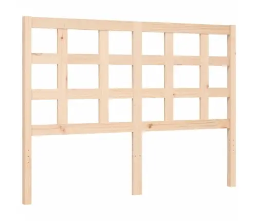Gultas Rāmis Ar Galvgali, Divvietīgs, Masīvkoks Vidaxl