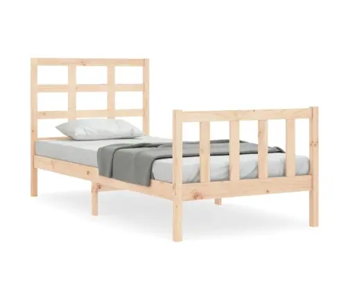 Lovos Rėmas Be Čiužinio, 90X200cm Pušies Medienos Masyvas