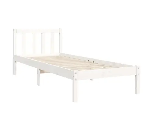 Gulta Bez Matrača, Balta, 100X200 Cm, Priedes Masīvkoks Vidaxl Gulta Bez Matrača, Balta, 100X200 Cm, Priedes Masīvkoks Vidaxl