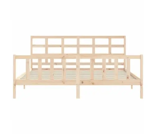 Gulta Bez Matrača, 200X200 Cm, Priedes Masīvkoks Vidaxl