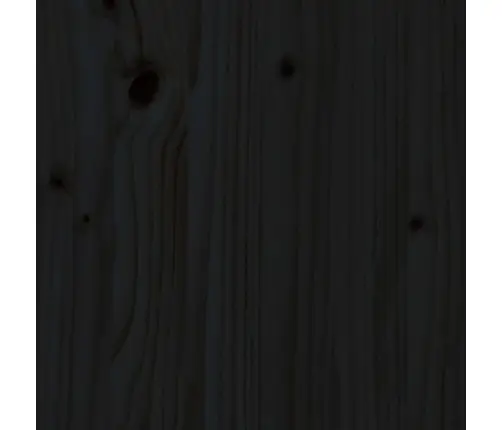 Gultas Rāmis Ar Galvgali, Vienvietīgs, Masīvkoks, Melns Vidaxl