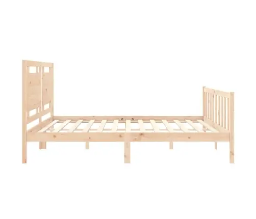 Gulta Bez Matrača, 200X200 Cm, Priedes Masīvkoks Vidaxl