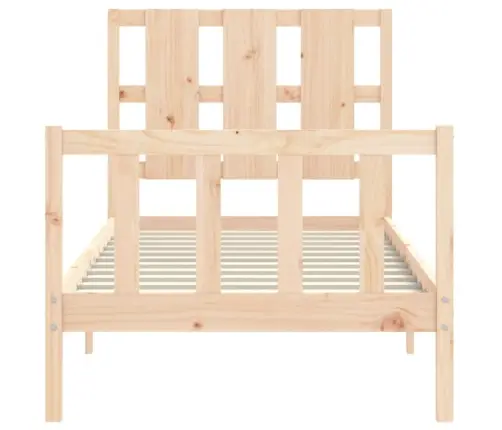 Gulta Bez Matrača, 90X200 Cm, Priedes Masīvkoks Vidaxl