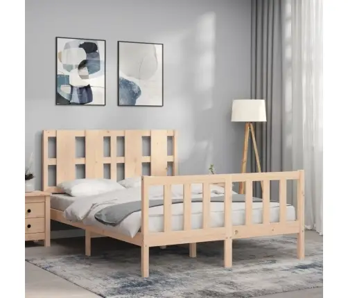Lovos Rėmas Be Čiužinio, 140X200cm Pušies Medienos Masyvas
