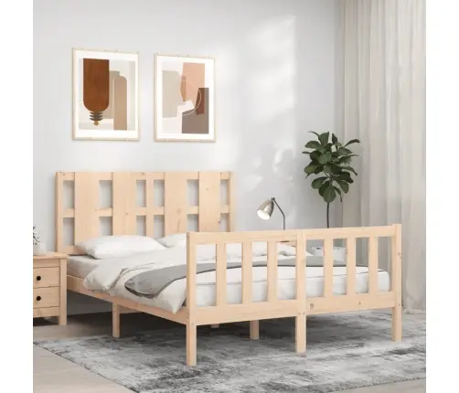 Lovos Rėmas Be Čiužinio, 140X200cm Pušies Medienos Masyvas