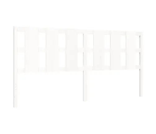 Voodiraam Ilma Madratsita, Valge, 200 X 200 cm Männipuit
