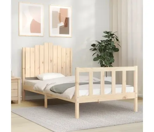 Gulta Bez Matrača, 100X200 Cm, Priedes Masīvkoks Vidaxl