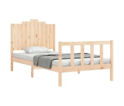 Gulta Bez Matrača, 100X200 Cm, Priedes Masīvkoks Vidaxl