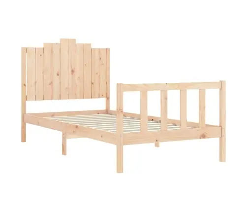 Gulta Bez Matrača, 100X200 Cm, Priedes Masīvkoks Vidaxl