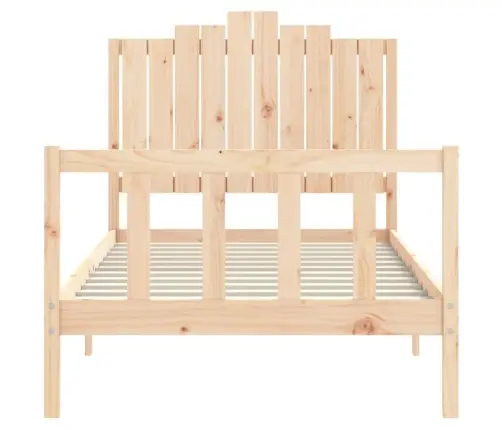 Gulta Bez Matrača, 100X200 Cm, Priedes Masīvkoks Vidaxl