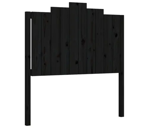 Voodiraam Peatsiga, Must, 100 X 200 cm Täispuit