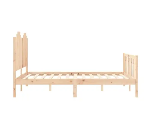 Gulta Bez Matrača, 140X200 Cm, Priedes Masīvkoks Vidaxl