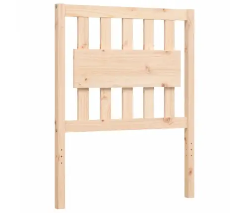 Lovos Rėmas Su Galvūgaliu, Medienos Masyvas, Mažas Vienvietis