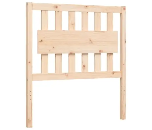 Lovos Rėmas Su Galvūgaliu, Medienos Masyvas, Vienvietis