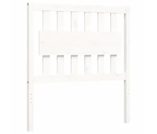 Lovos Rėmas Be Čiužinio, Baltas, 90X200cm Pušies Masyvas