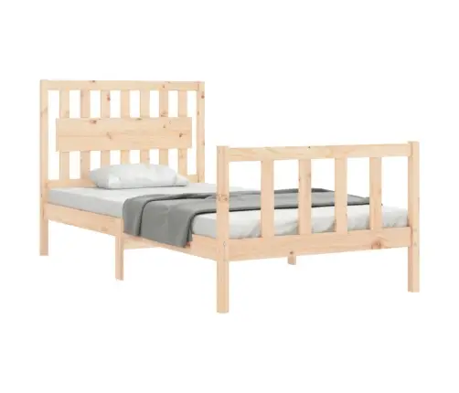 Voodi Ilma Madratsita, 100 X 200 cm Männipuit