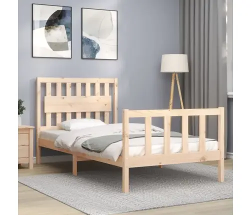 Voodi Ilma Madratsita, 100 X 200 cm Männipuit