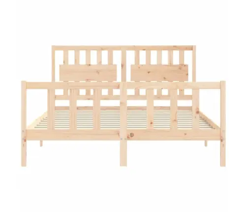 Gulta Bez Matrača, 160X200 Cm, Priedes Masīvkoks Vidaxl