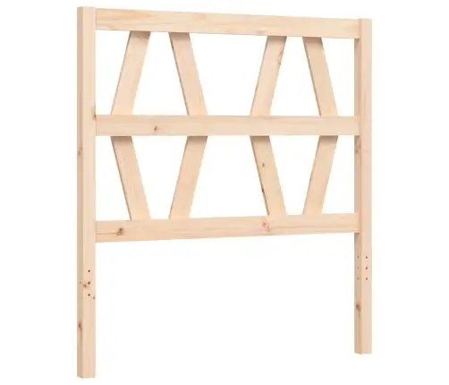 Lovos Rėmas Su Galvūgaliu, Medienos Masyvas, Vienvietis