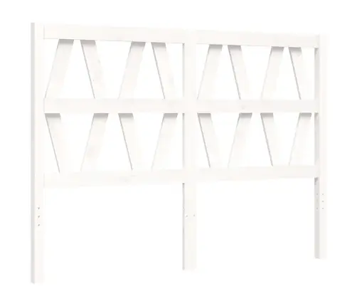 Gulta Bez Matrača, Balta, 120X200 Cm, Priedes Masīvkoks Vidaxl