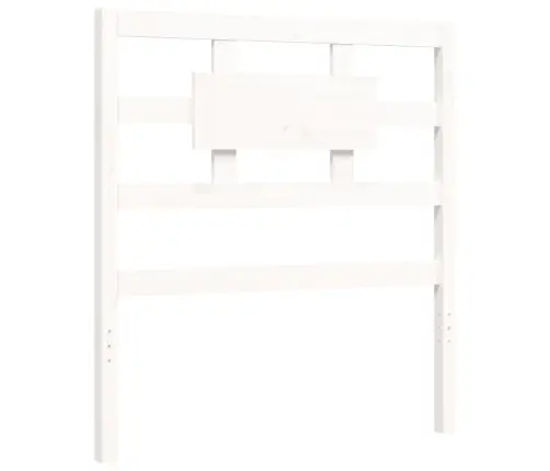 Voodiraam Ilma Madratsita, Valge, 90 X 200 cm Männipuit