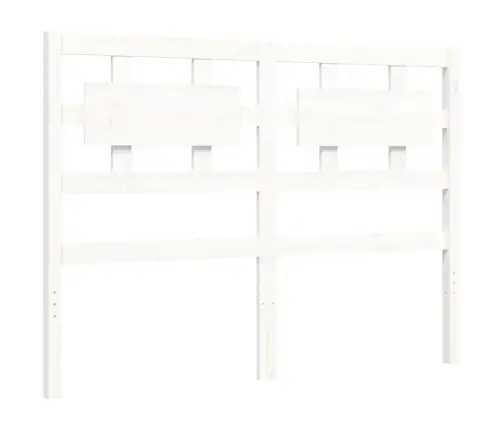 Gulta Bez Matrača, Balta, 120X200 Cm, Priedes Masīvkoks Vidaxl