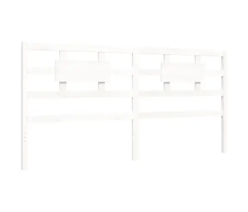 Gulta Bez Matrača, Balts, 200X200 Cm, Priedes Masīvkoks Vidaxl