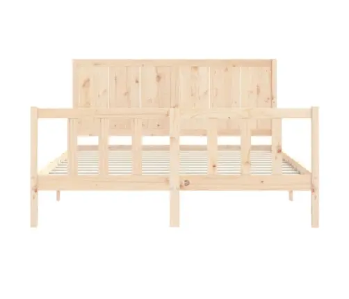 Lovos Rėmas Su Galvūgaliu, Medienos Masyvas, Didelis