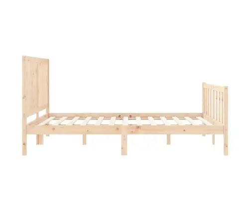 Lovos Rėmas Su Galvūgaliu, Medienos Masyvas, Didelis