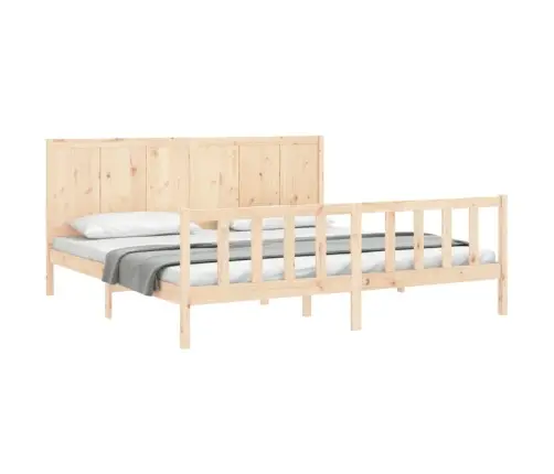 Gulta Bez Matrača, 200X200 Cm, Priedes Masīvkoks Vidaxl